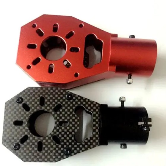 Wholesale Price 30mm CNC Aluminum Plant Protection UAV Motor Mount Holder for Q9XL/8318/U8/810 Brushless Motor DIY Parts-Red